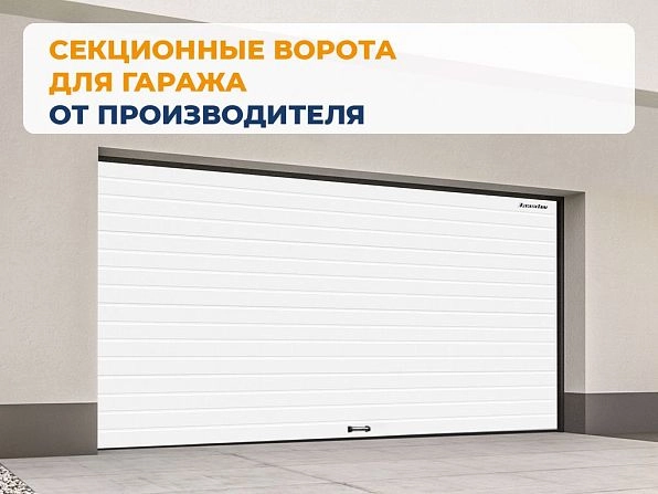 Секционные ворота 2500х2100 мм белые DoorHan RSD02, cherkessk.doorhan.ru