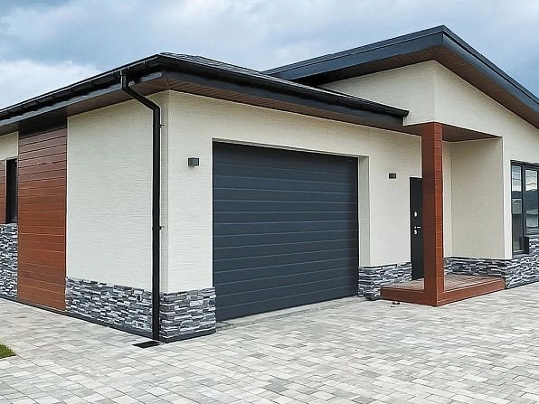 Секционные ворота 2500х2050 мм антрацитовые DoorHan RSD02, cherkessk.doorhan.ru
